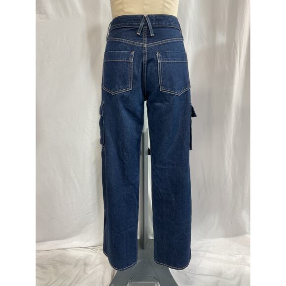 SLVRLAKE Dark Blue Women's Jeans - Picture 3 of 5